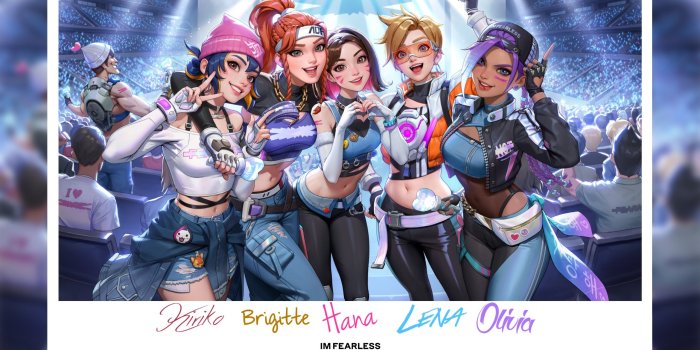 2560x1440 Overwatch x Le Sserafim Xbox Wallpaper