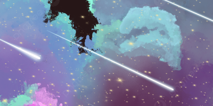 1200x2400 Fantasy Rainbow Clouds Meteor Night Sky