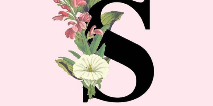 1080x1920 Letter S With Flower Wallpaper
