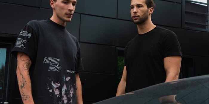736x1190 Tristan Tate And Luke Belmar Photo