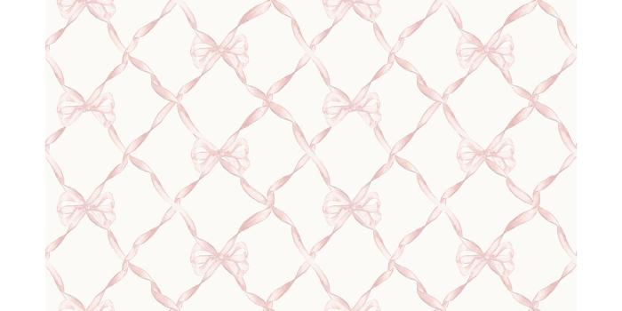 1200x1200 Baby Bow Light Pink Ribbon Trellis