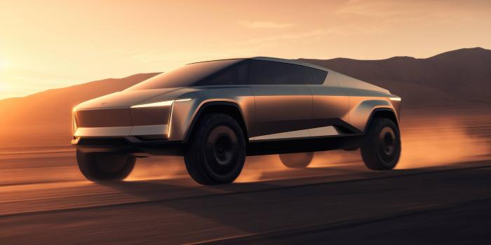 4368x2448 Tesla Cybertruck concept HD wallpaper