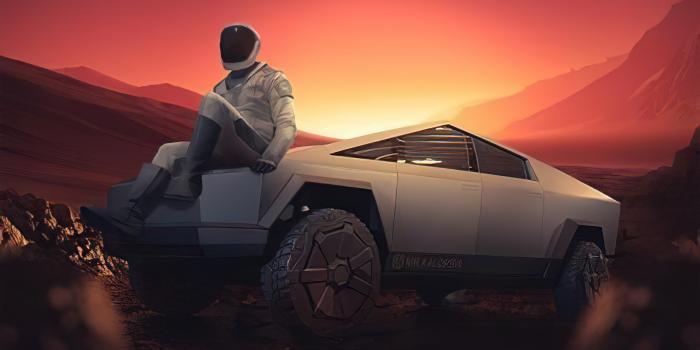 3840x2160 Cybertruck On Mars Wallpaper,HD Artist