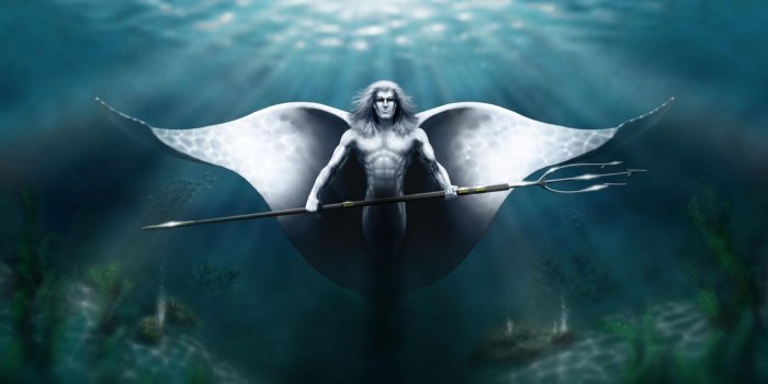 1920x1080 Fantasy Poseidon HD Wallpaper by Tom Gehrke
