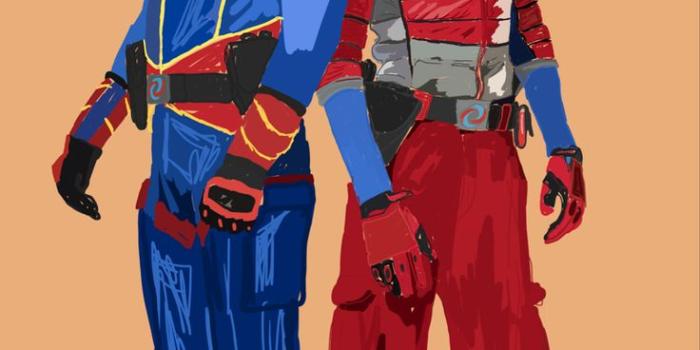 736x1104 Kid Danger and Captain Man: Superhero Duo