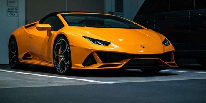 1000x1165 Orange lamborghini aventador parked in