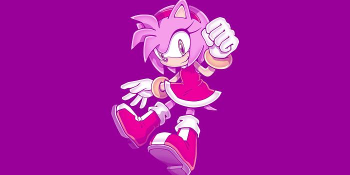 1920x1080 Amy Rose Purple Aesthetic Wallpaper