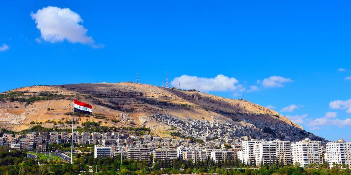 3840x2560 Syrian Flag in Damascus