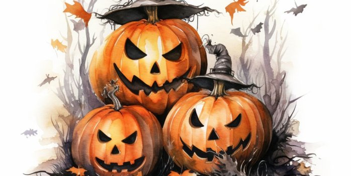 1100x1100 wallpaper halloween 3d