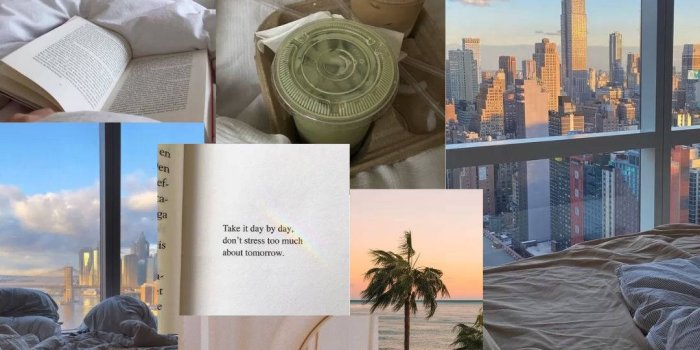 1080x1920 Girl Aesthetic Collage Wallpaper