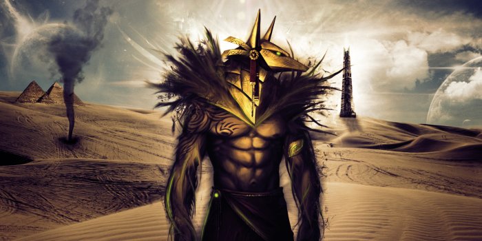 1680x1050 Fantasy Anubis Wallpaper by N-3-k-Y