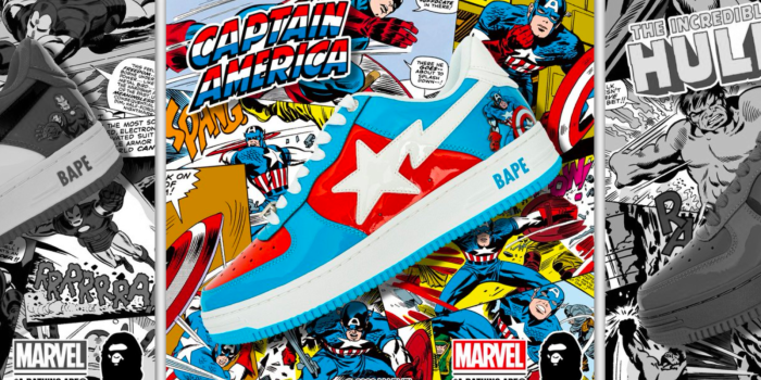 1600x900 Marvel x BAPE Bapesta Collection