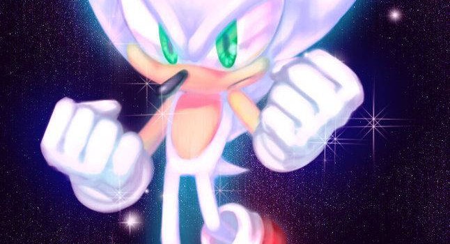 646x1238 Download Hyper Sonic Fanart Wallpaper