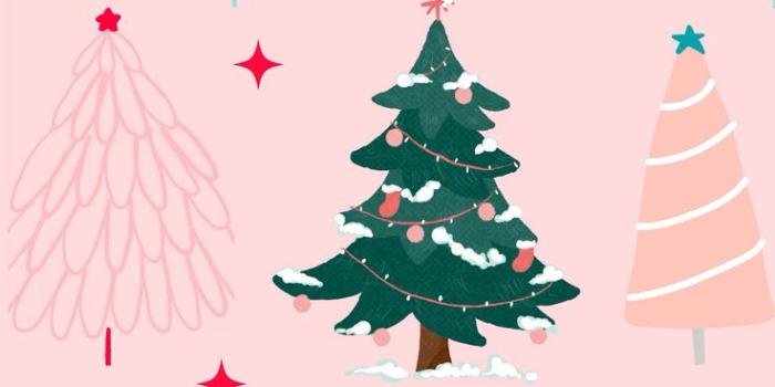 736x1308 A Very Pink Christmas Phone Wallpapers