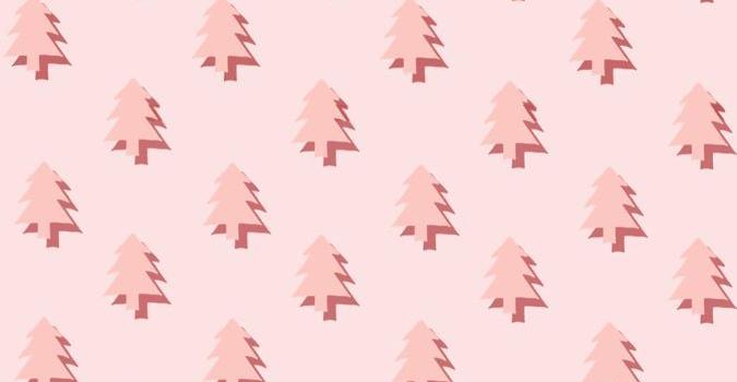 675x1200 Pink Aesthetic Christmas Wallpapers
