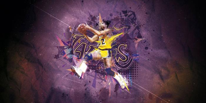 1920x1200 Magic Johnson Lakers Fan Art Wallpaper