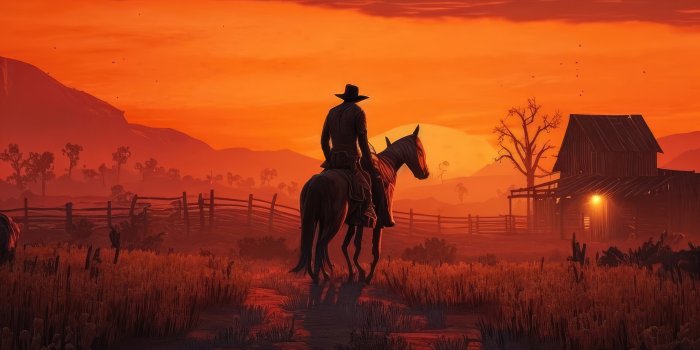 3840x2160 Arthur Morgan Evening Ride Wallpaper,HD