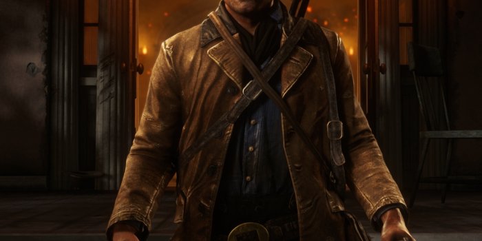 1224x1224 arthur morgan desktop wallpaper