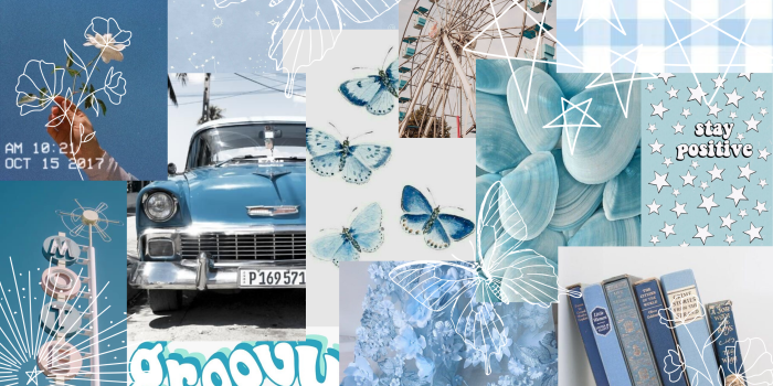 2560x1600 Blue Aesthetic Wallpaper for Laptop