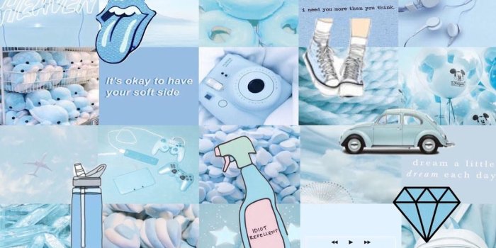 1280x795 Pastel Blue Aesthetic Laptop Wallpapers