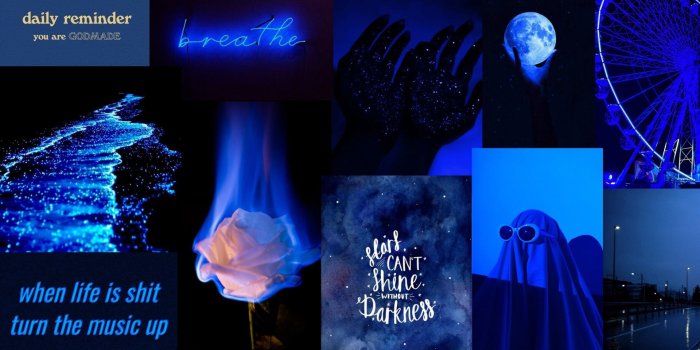 1920x1080 Navy Blue Aesthetic Wallpaper Aesthetic