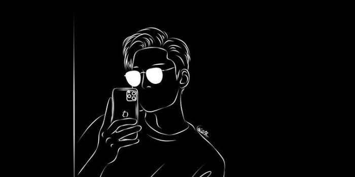 736x1324 Black Wallpaper | Line art images