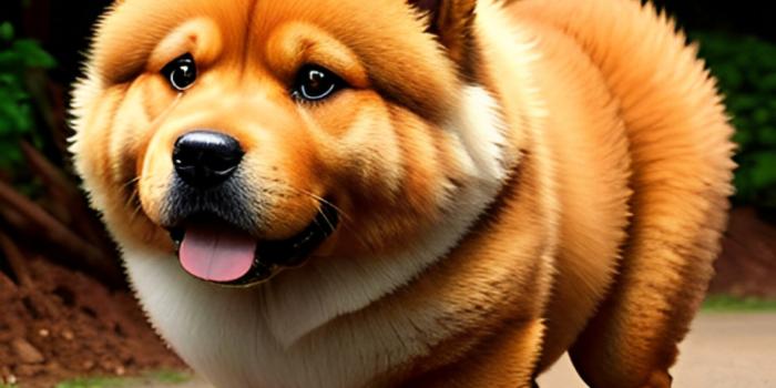 1800x1800 Pretty fat Chow-Chow dog | Artworks