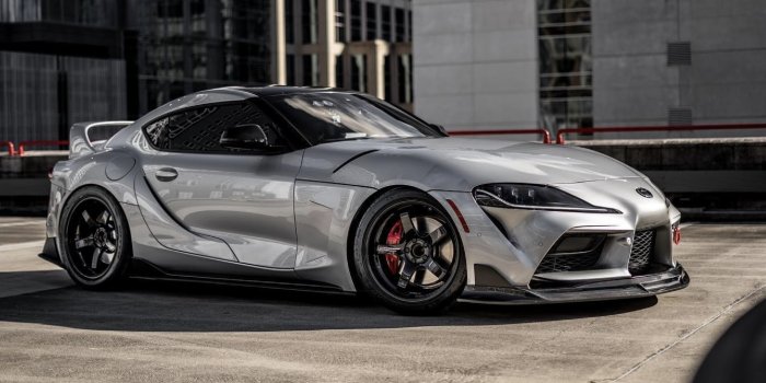 1920x1080 Silver Toyota Supra MK5 Speedster on