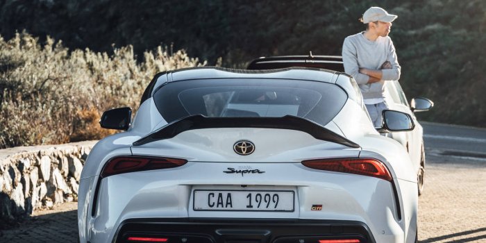 1280x1920 4k Toyota Supra Gr White Wallpaper