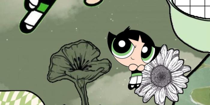 1080x1920 Powerpuff Girls Buttercup Green