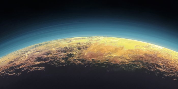 1400x1050 Pluto Horizon Ultra HD Desktop