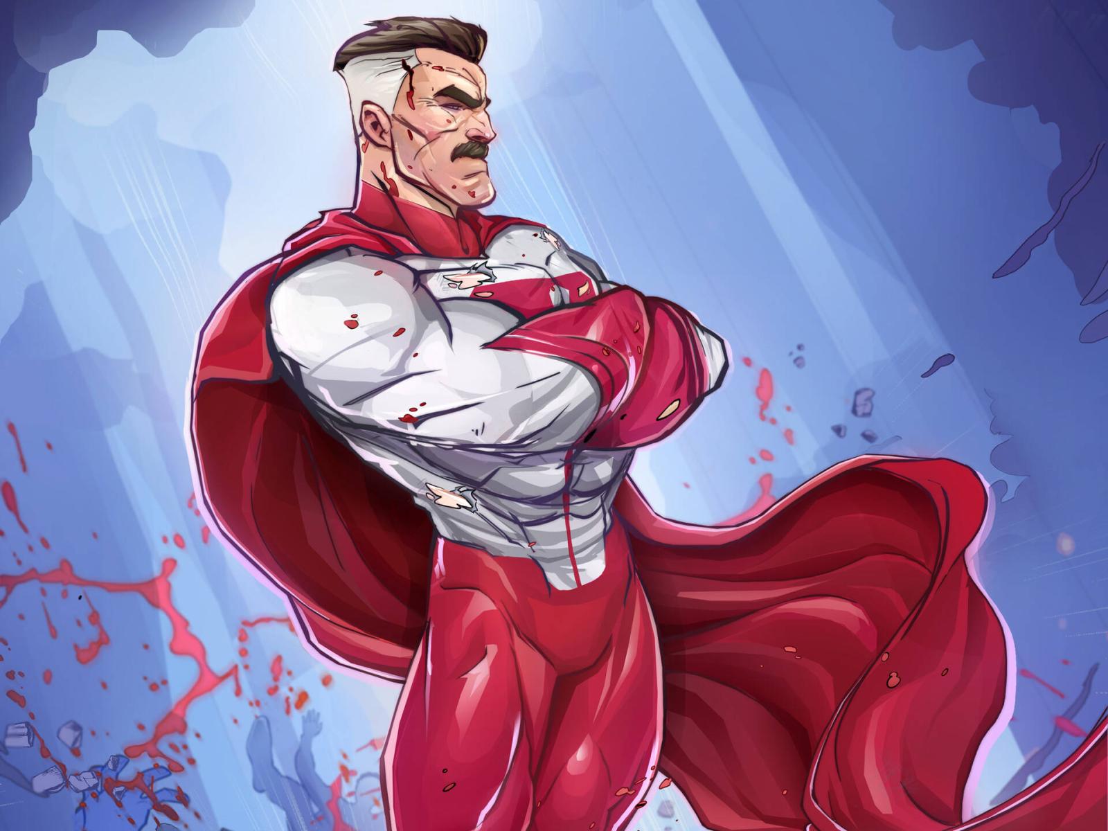 1920x1440 Download free Invincible Omni-man Blue