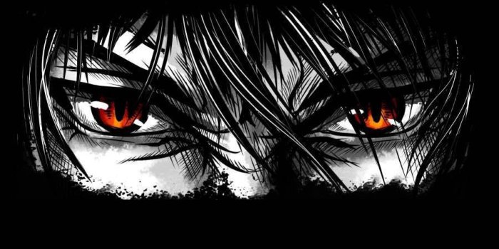 900x1600 Download Cool Eyes Anime Black And