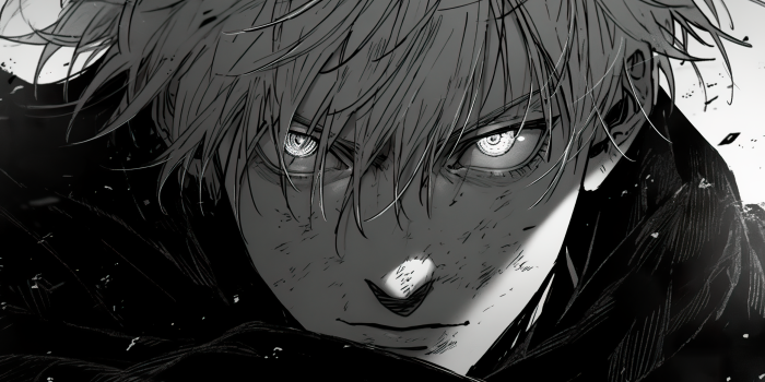 2563x1355 Satoru Gojo Manga Wallpaper by patrika