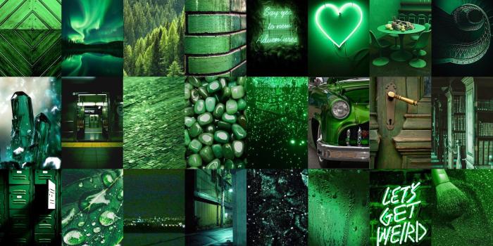 2560x2401 Neon Green Collage Wallpapers