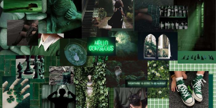 1920x1080 Download A vibrant green collage of