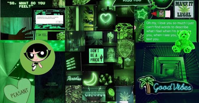 675x1200 lime/neon green aesthetic xx | Green