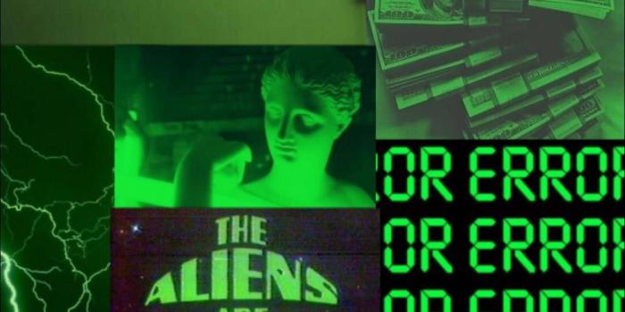 1122x2208 Green Neon Alien Wallpaper