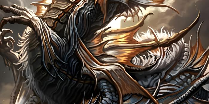 2292x5120 Wallpaper Fantasy Mythical Dragons