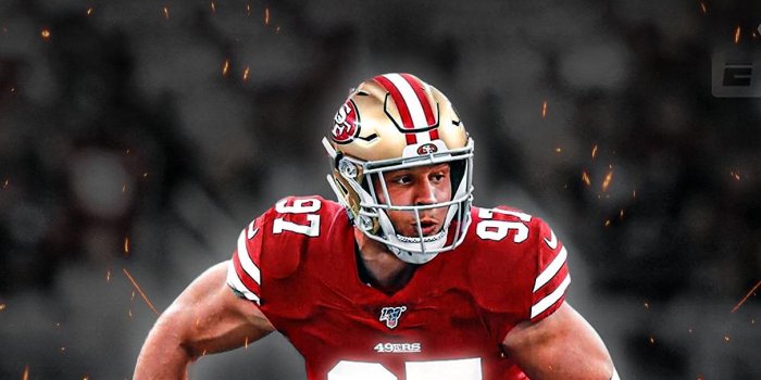 1211x2524 Nick Bosa phone wallpaper that I made