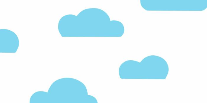 1183x2560 Clouds Pattern Blue Wallpaper