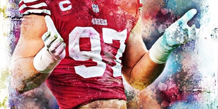 750x1050 Nick Bosa San Francisco 49ers 4/5 ACEO