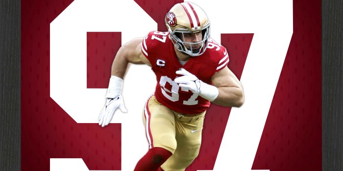 3901x3900 Nick Bosa NFL Impact Jersey Frame