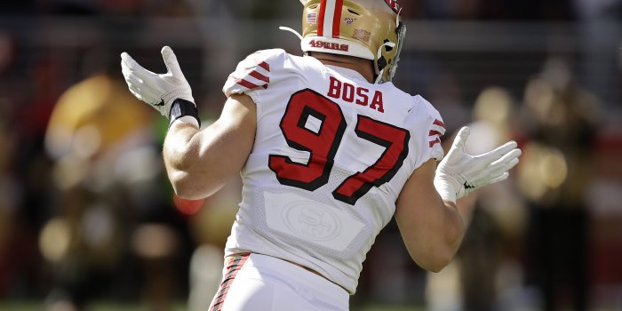 2048x1365 49ers' Nick Bosa: 7 games; 2 Defensive