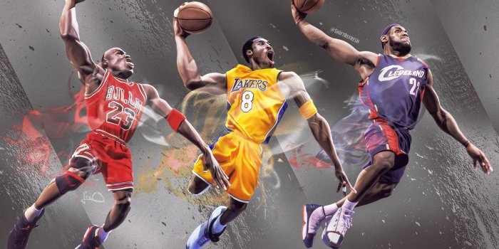 1920x1079 Kobe Jordan Lebron Desktop Wallpapers