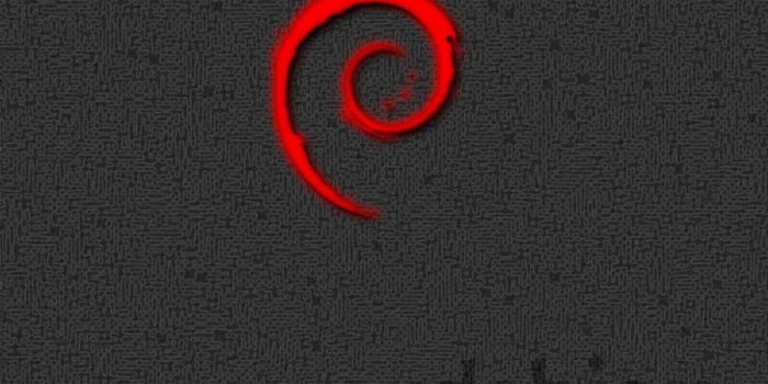 1024x768 Simple Dark Debian - Wallpapers