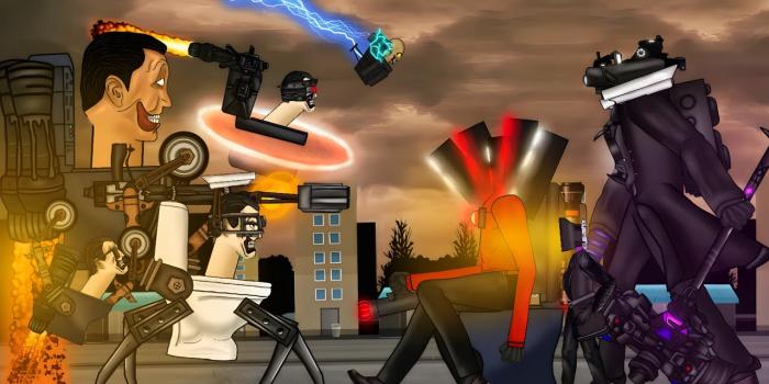 1280x720 TITAN CAMERAMAN Upgrade, TV Woman Mad