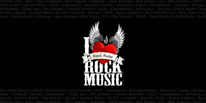 1920x1200 Download I Love Rock Music Wallpaper