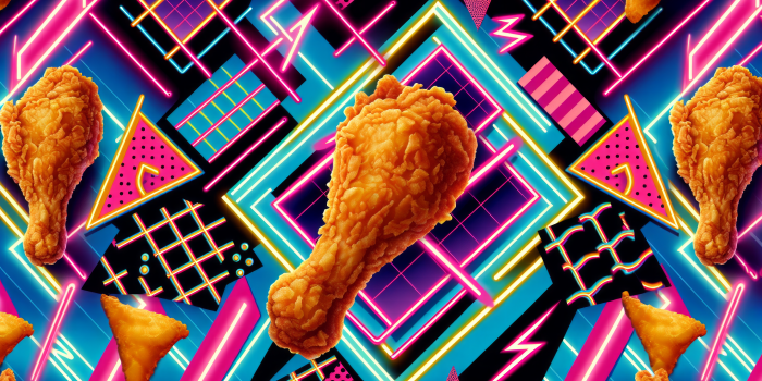 3584x2048 Funky Fried Chicken HD Wallpaper by