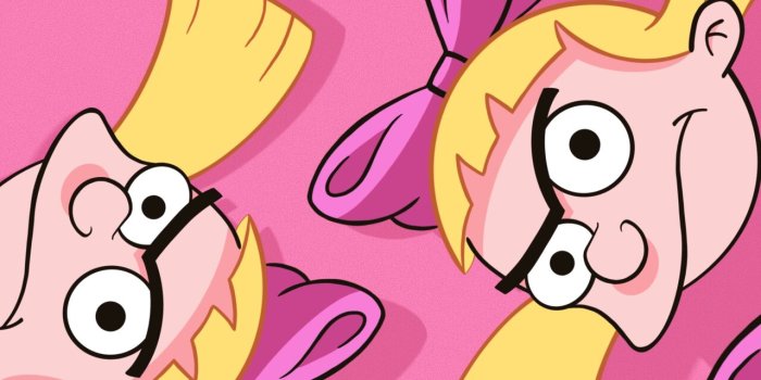 1280x2560 Hey Arnold! Helga Pataki Pink